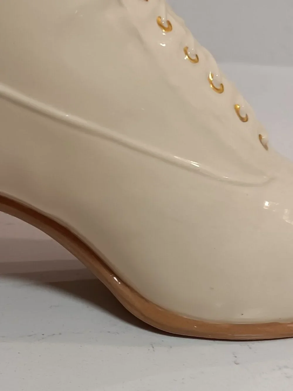 Vintage Ceramic Victorian Ladies Shoe Boot Planter / Vase